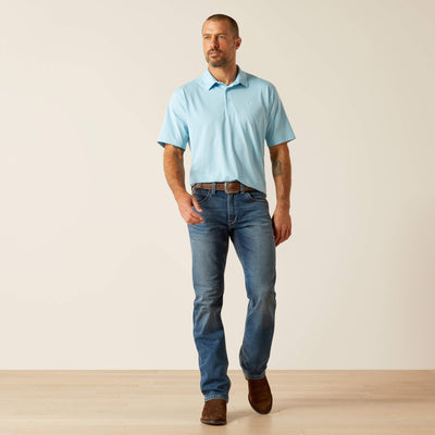 Ariat 10051363 360 Airflow Polo Sheltering Sky Shirt