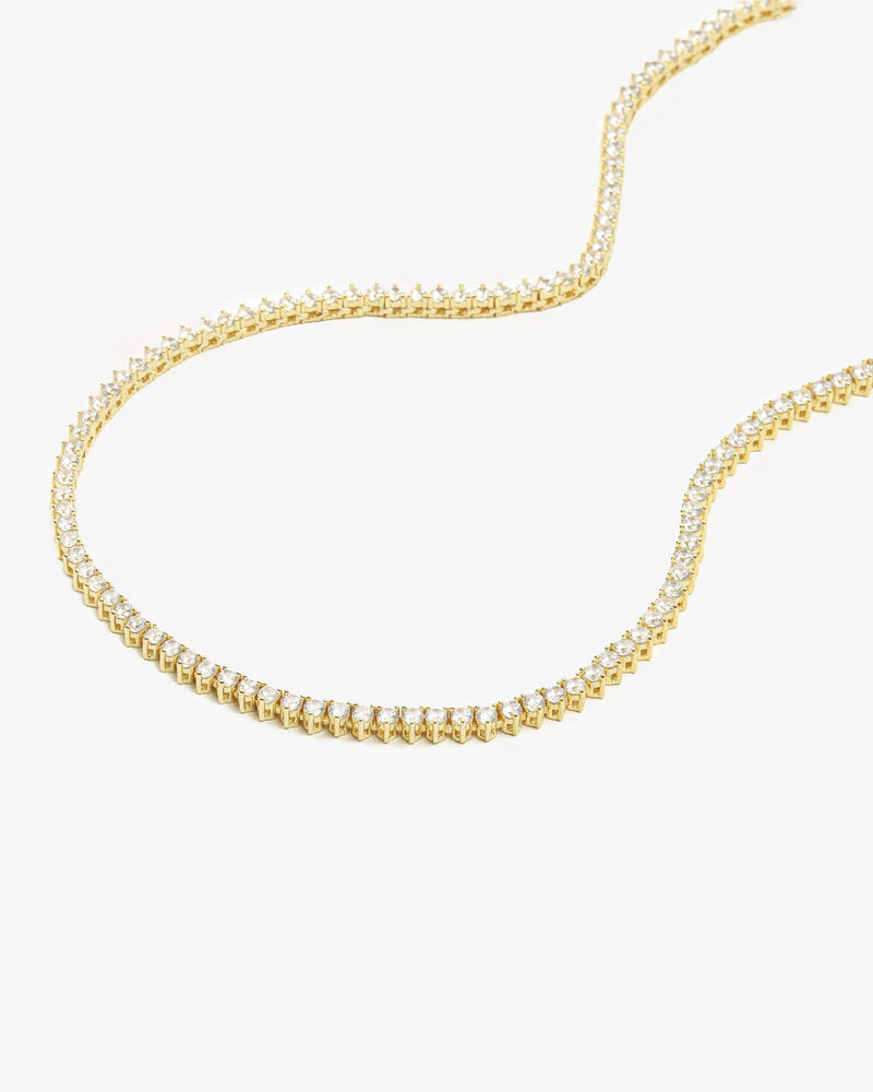 Not Your Basic Tennis Necklace 16'