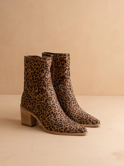 The Vienna Bootie Leopard Sleek
