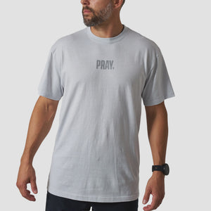 Burlebo Pray Light Grey Tee