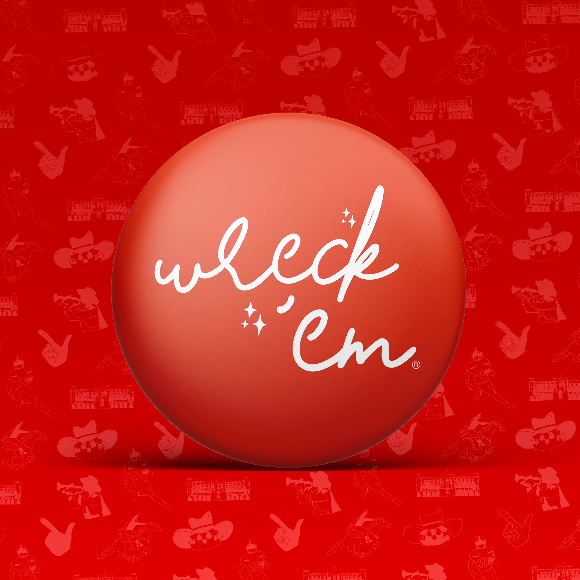 Sparkle Wreck 'Em Button 1011