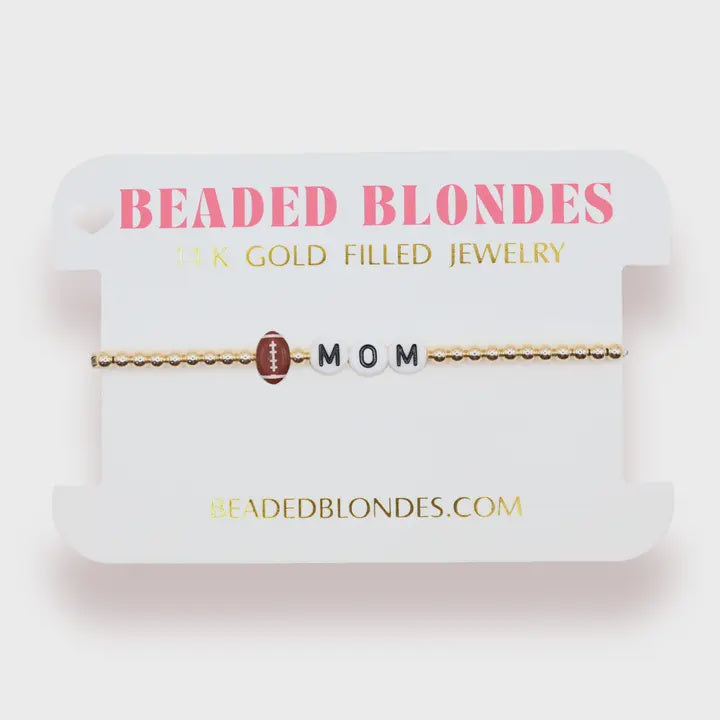 Football Mom Bracelet