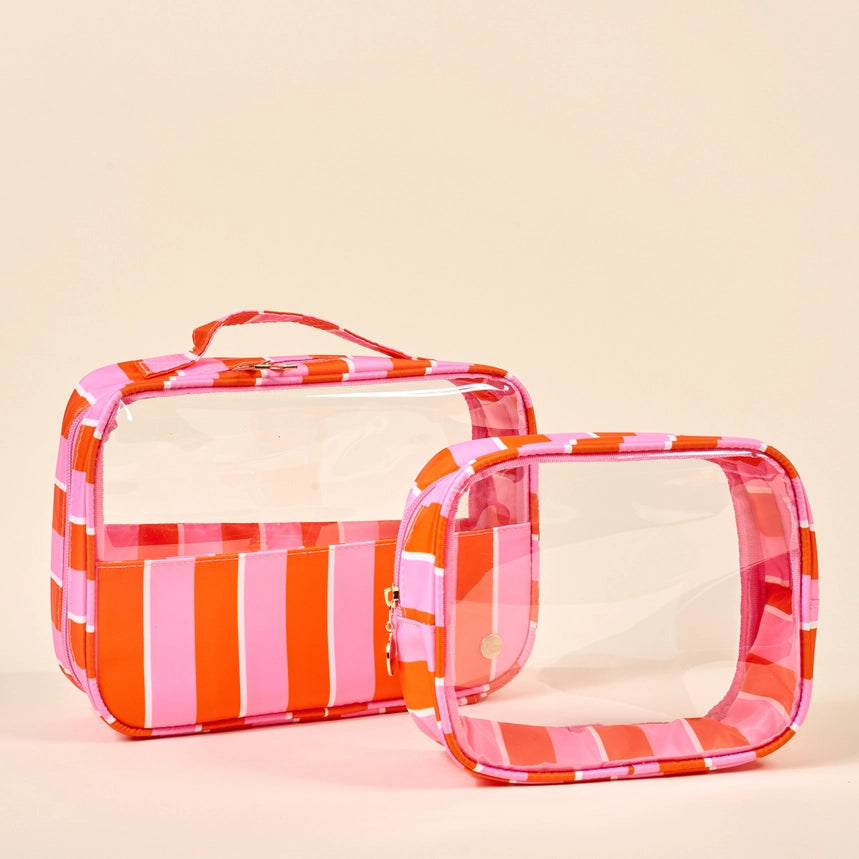 Clearly Chic Cosmetic Bag Set