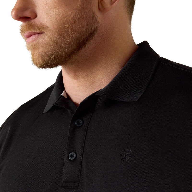 Ariat Men's Tek SS Polo Black 10009062