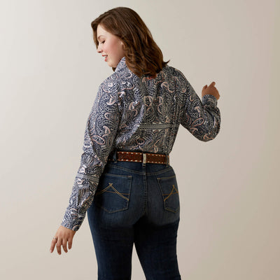 Ariat WMS Kirby Long Sleeve Watercolor Paisley
