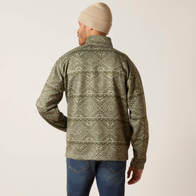 Ariat MNS Caldwell Sweater Olive Leaf