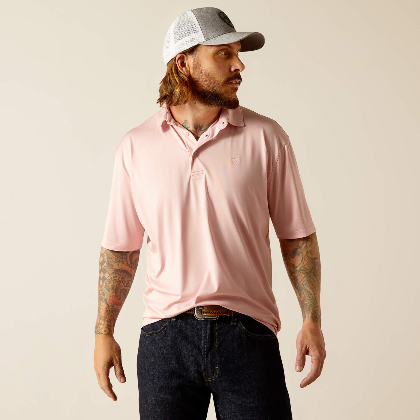 Ariat 10048727 Charger 2.0 Polo Pink
