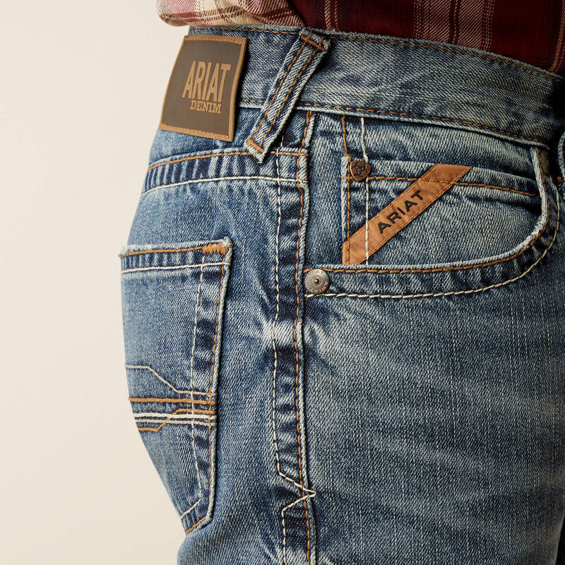 Ariat Men's M5 Straight Smokey Straight Leg Jean Weatherford 10053547