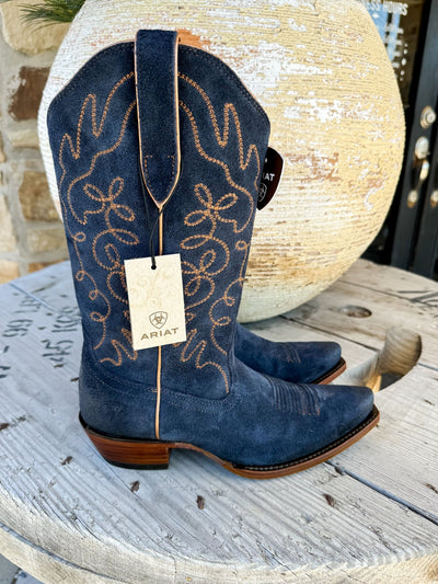 10053793 WMS Jukebox Polo Blue Suede - Southern Soule Designs