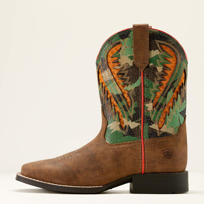 Ariat Youth QuickDraw VentTEK Boot Toasty Tan/Brushed Camo 10061193