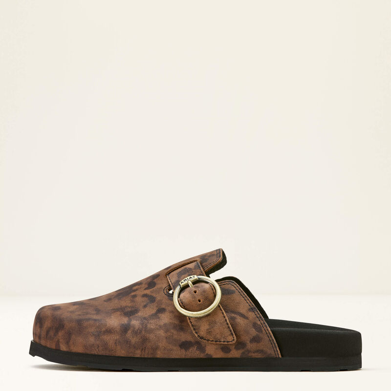 Ariat Women's Country Mule Leopard Suede 10061235