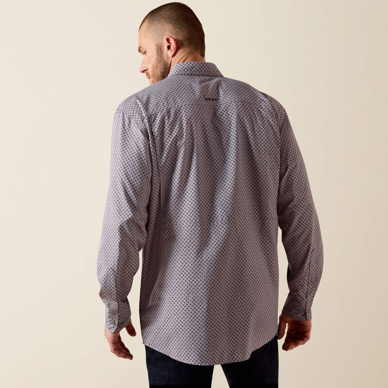 10071054 MNS Printed VentTEK Outbound Classic Fit Shirt GREY LONG SLEEVE - Southern Soule Designs