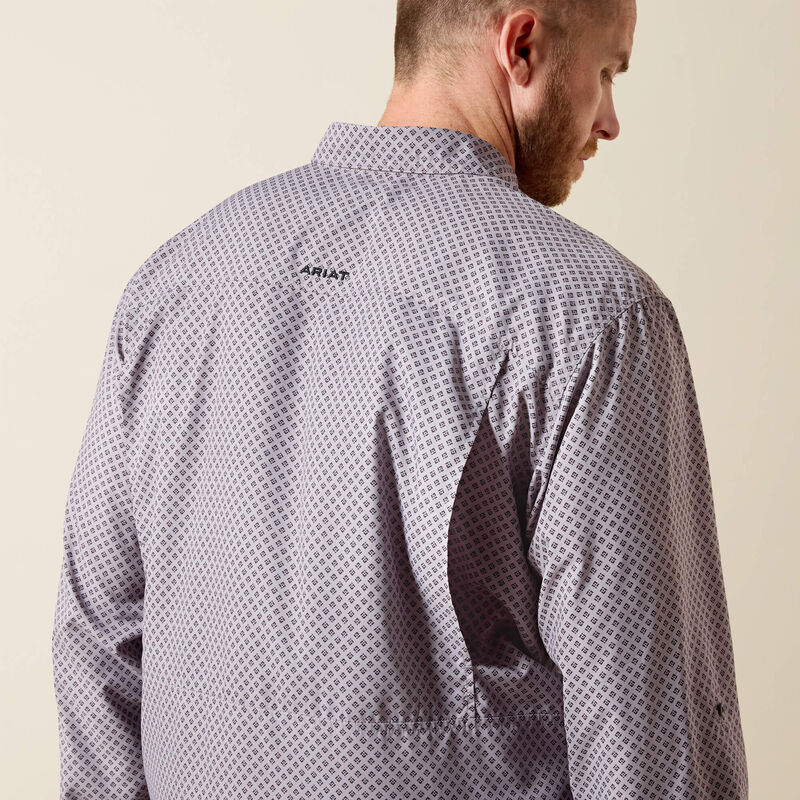 10071054 MNS Printed VentTEK Outbound Classic Fit Shirt GREY LONG SLEEVE - Southern Soule Designs