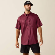 10071055 MNS Printed VentTEK Classic Fit Shirt MAROON BANNER SHORT SLEEVE - Southern Soule Designs