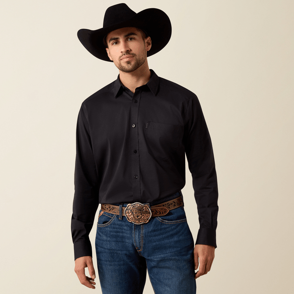 10071100 MNS Everything Classic Fit Shirt BLACK LONG SLEEVE - Southern Soule Designs