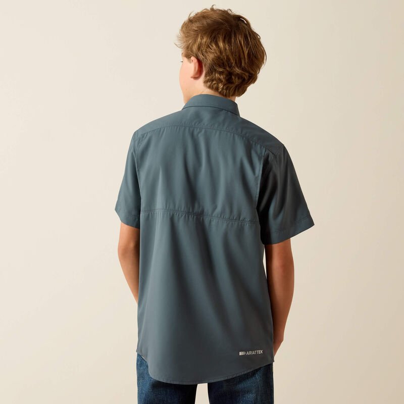 10071262 YTH VentTEK Outbound Classic Fit Shirt DARK SLATE SHORT SLEEVE - Southern Soule Designs