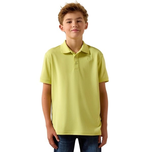 10071424 YTH TEK Polo LIME SHERBERT SHORT SLEEVE - Southern Soule Designs