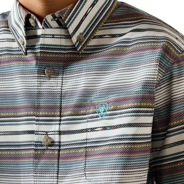 10071621 YTH Pauline Shirt EXCALIBUR SERAPE STRIPE SHORT SLEEVE - Southern Soule Designs