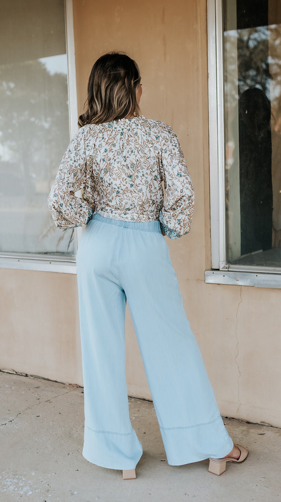 10071640 WMS Aylin Pants INDIGO TENCEL - Southern Soule Designs