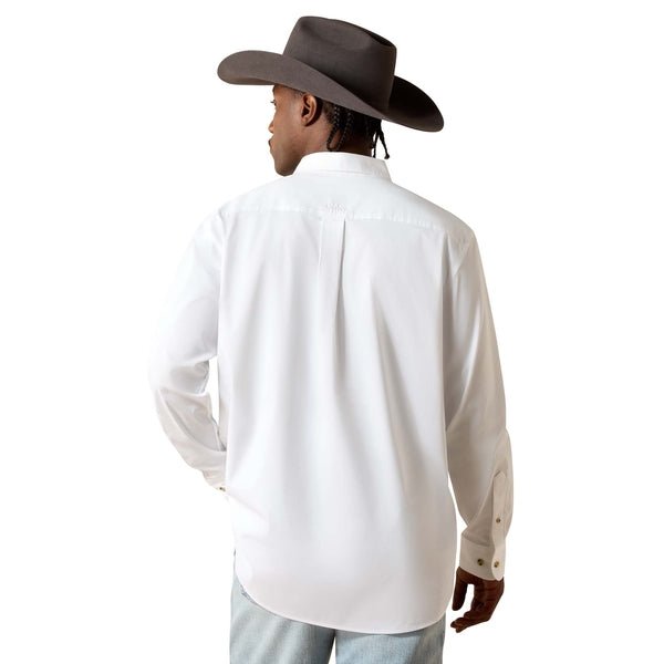 10072739 MNS Everything Classic Fit Shirt WHITE LONG SLEEVE - Southern Soule Designs