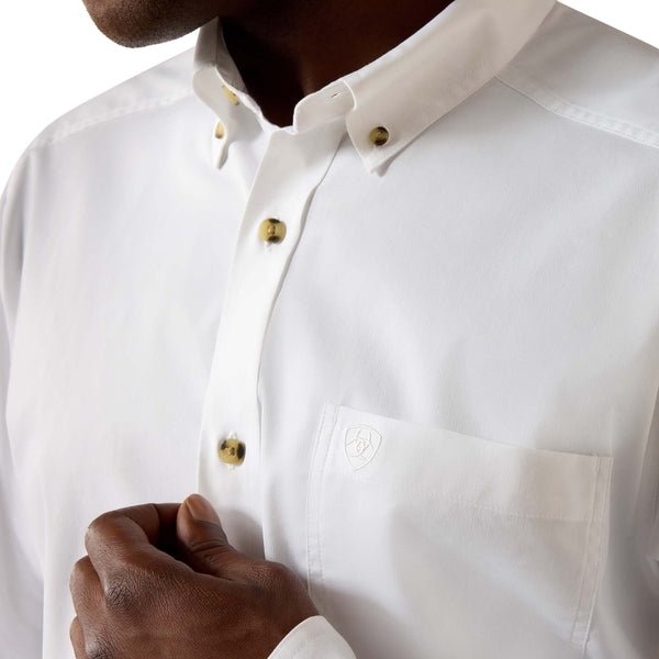 10072739 MNS Everything Classic Fit Shirt WHITE LONG SLEEVE - Southern Soule Designs