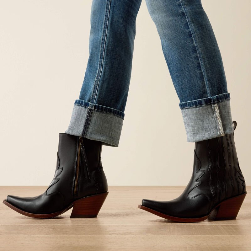 10072962 WMS Perfect Rise Silvie Straight Leg Crop Jeans GLENWOOD - Southern Soule Designs