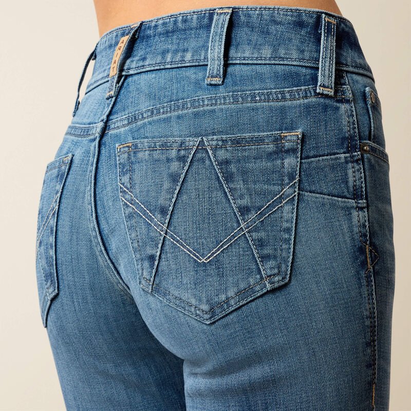 10072962 WMS Perfect Rise Silvie Straight Leg Crop Jeans GLENWOOD - Southern Soule Designs