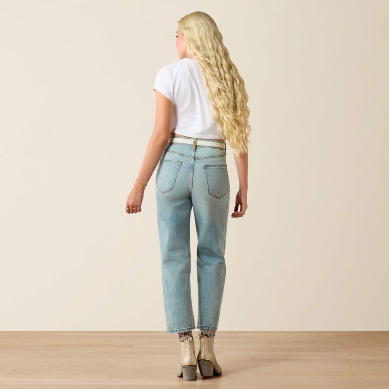 10072967 WMS Ultra High Rise Tomboy Relaxed Straight Leg Jeans SARATOGA - Southern Soule Designs