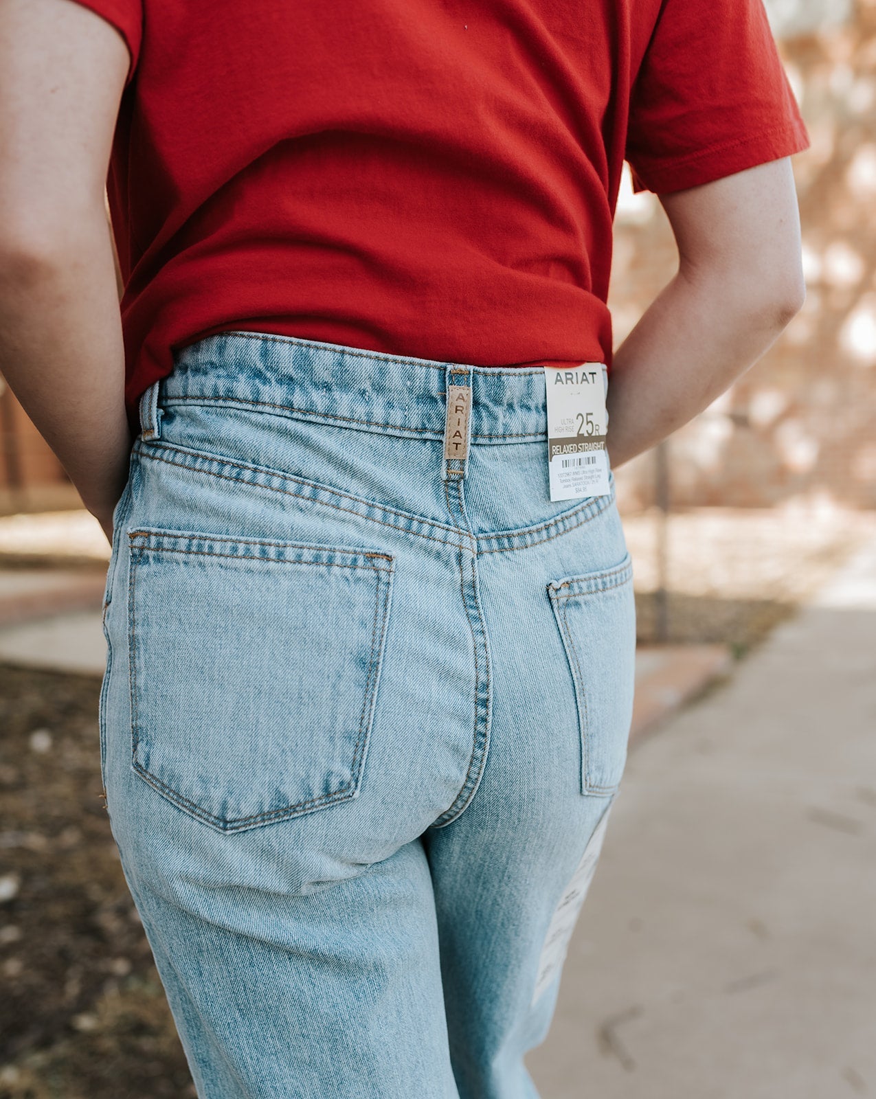 10072967 WMS Ultra High Rise Tomboy Relaxed Straight Leg Jeans SARATOGA - Southern Soule Designs