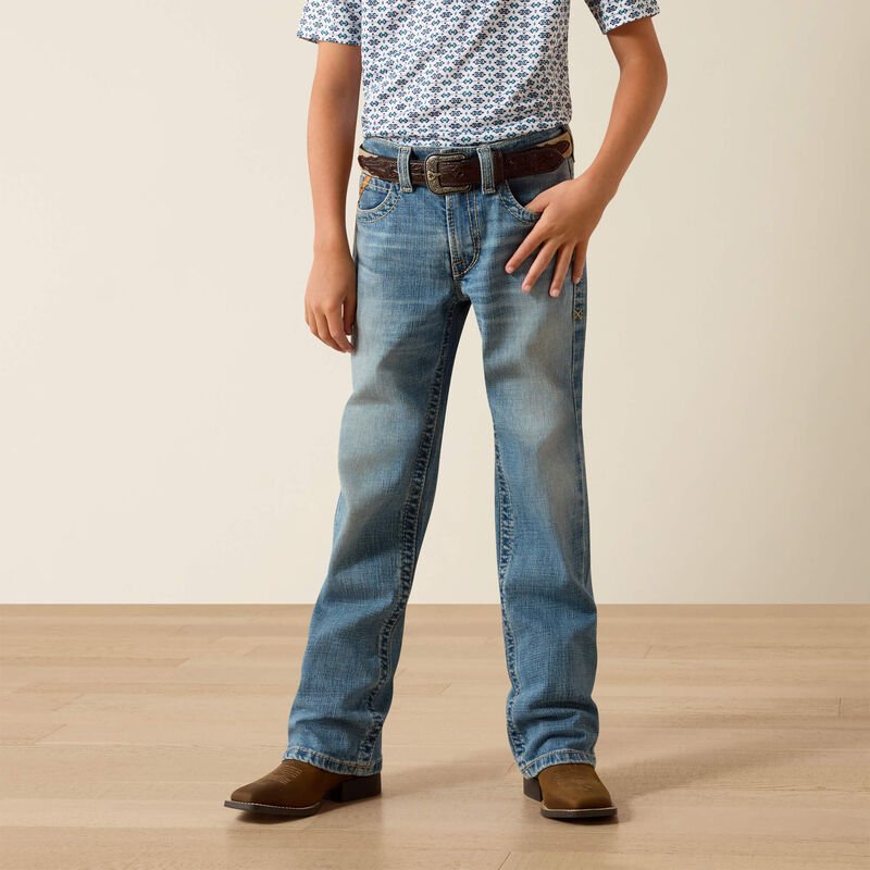 10072968 YTH B5 Slim Darian Straight Leg Jeans LEONARD - Southern Soule Designs