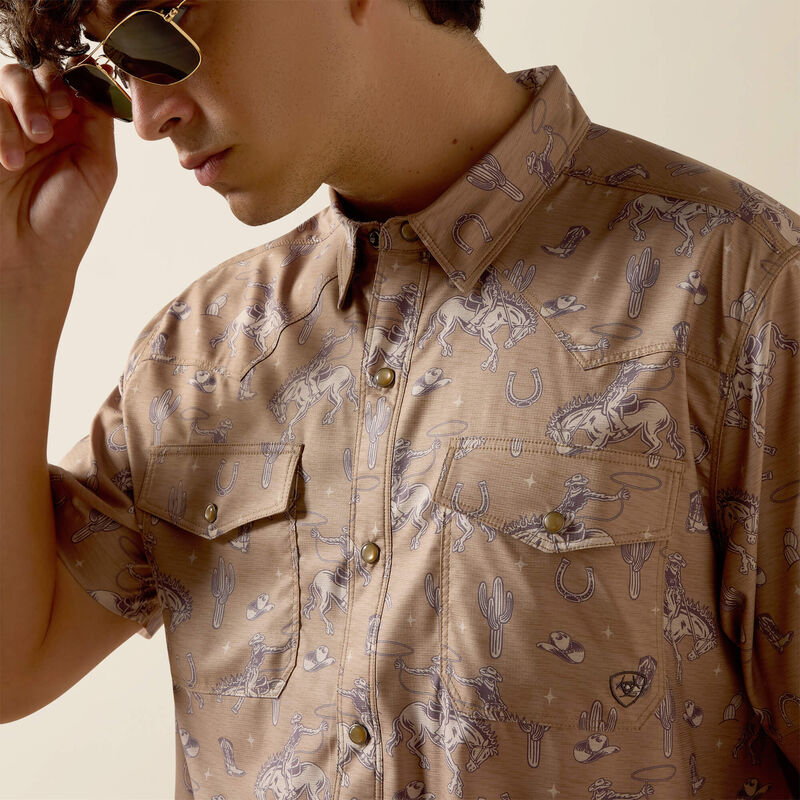 Ariat Men's Cartouche VentTek Western Snap Shirt 10073869