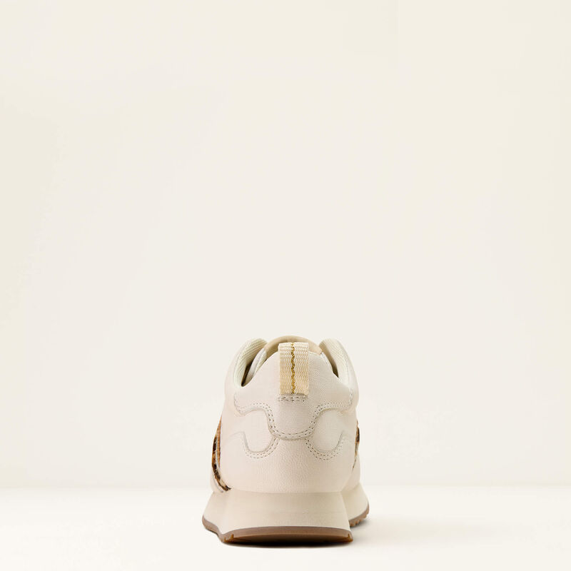 Ariat WMS Cream/Gilded Leopard Hair On Ranch Runner Tennis Shoe 10074338
