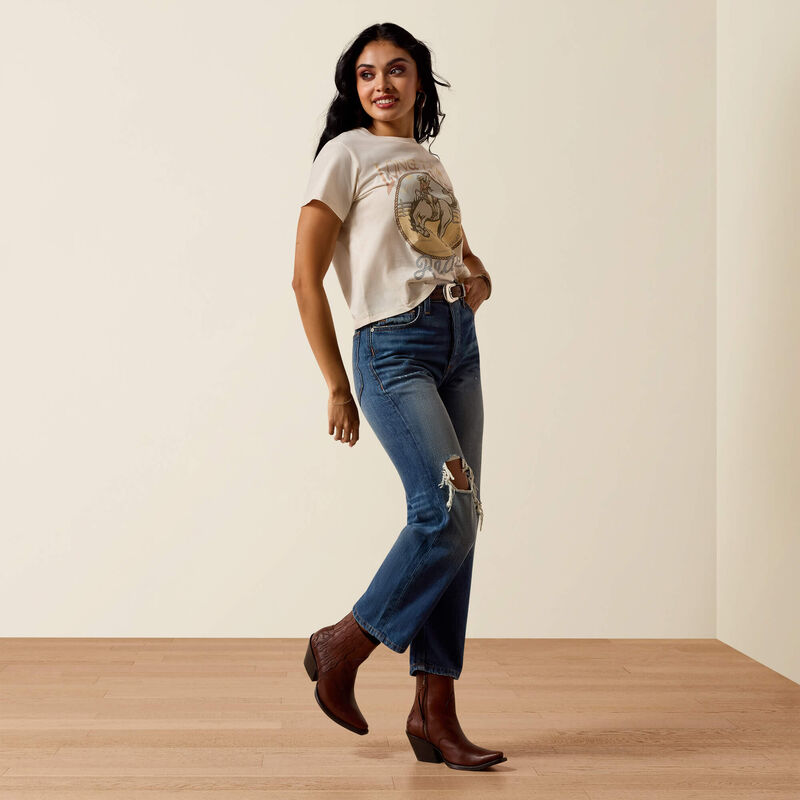Ariat Women's Haiti Ultra High Rise Tomboy Straight Leg Jean 10074788