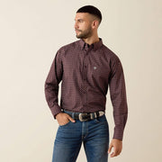 Ariat Men's Contstantine Classic Fit Shirt Fudge Medallion Print 10079623