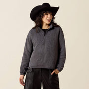 Ariat Women's Grey Acid Wash Boot Stitch Pullover 10080613