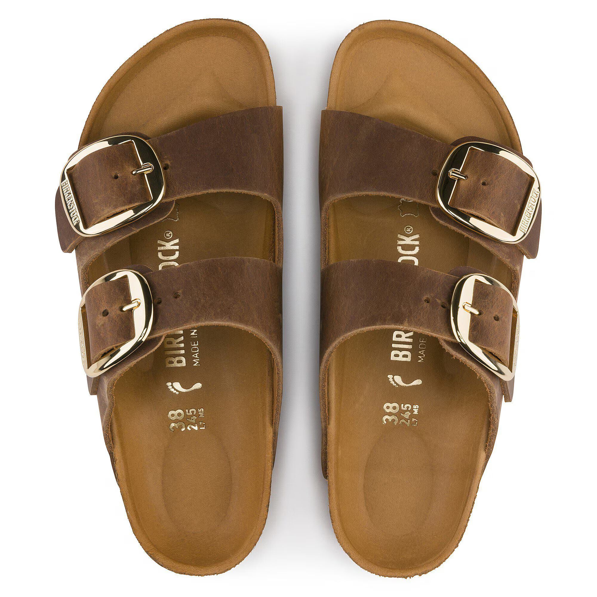 Arizona Big Buckle Cognac Narrow/Medium