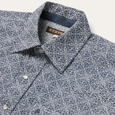 Stetson Blue SS Ornamental Prnt