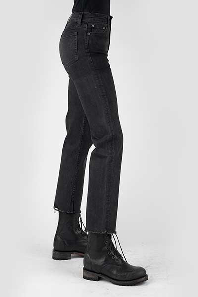 Stetson Hi Rise Blk Strt Jean