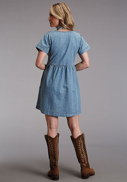 Stetson Light Denim Mini Dress