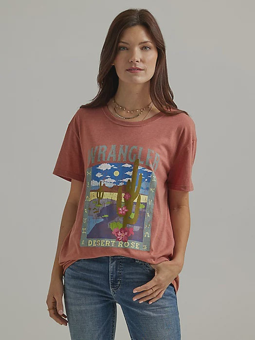 Wrangler 112344201 WMS Desert Rose Tee