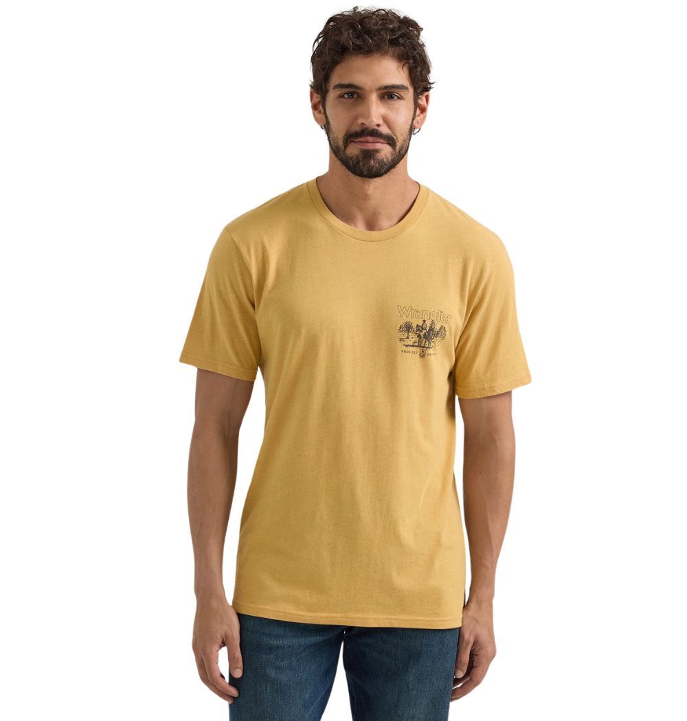 112350031 WRG MNS Pale Gold Heather Tee - Southern Soule Designs