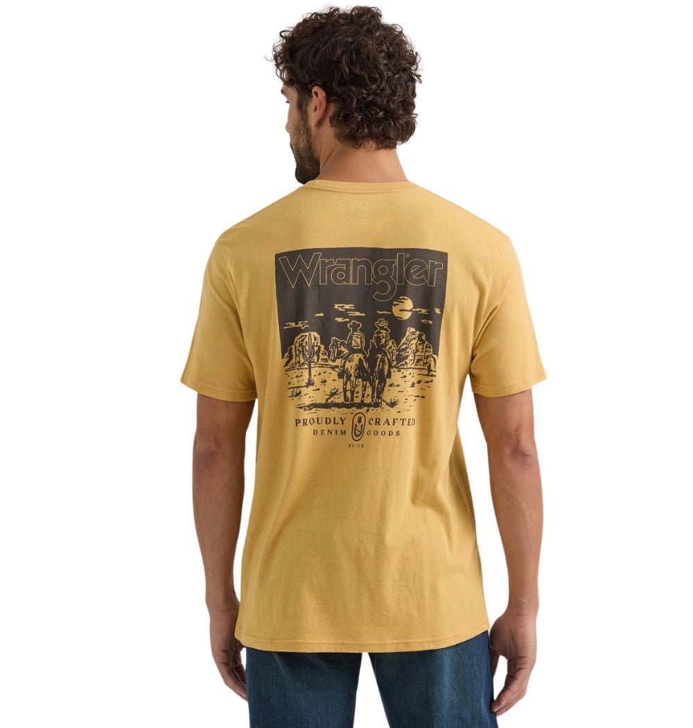 112350031 WRG MNS Pale Gold Heather Tee - Southern Soule Designs
