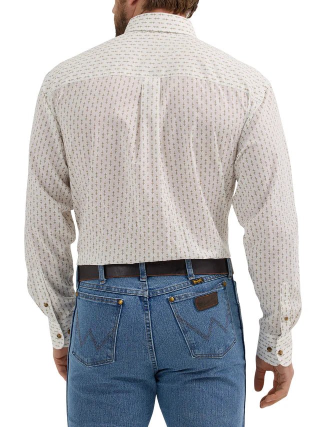 112352417 Cream LS Geo Print - Southern Soule Designs