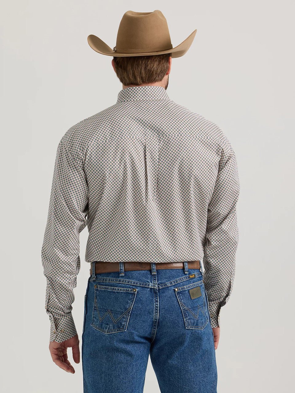 112352714 Tan Diamonds George Strait Long Sleeve - Southern Soule Designs