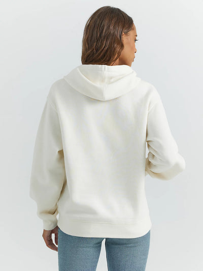 Wrangler Bold Logo Hoodie White 112353129
