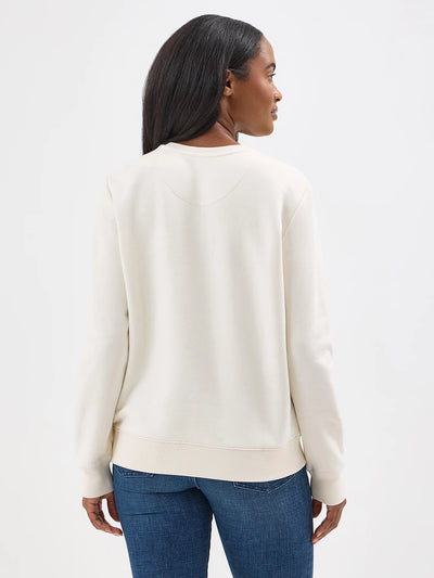 Wrangler Crew Pullover Whisper White 112354459
