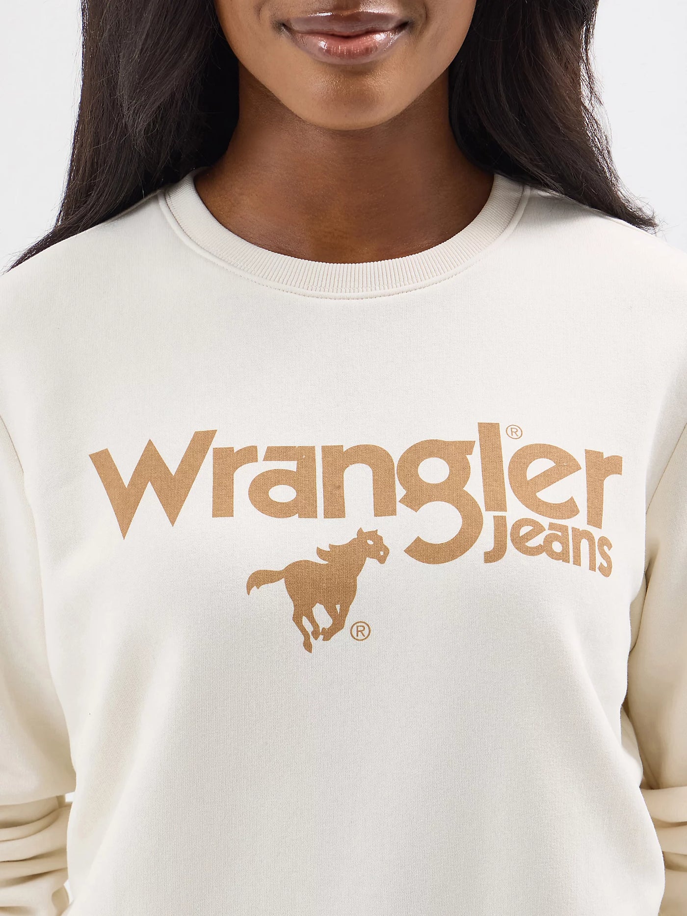 Wrangler Crew Pullover Whisper White 112354459