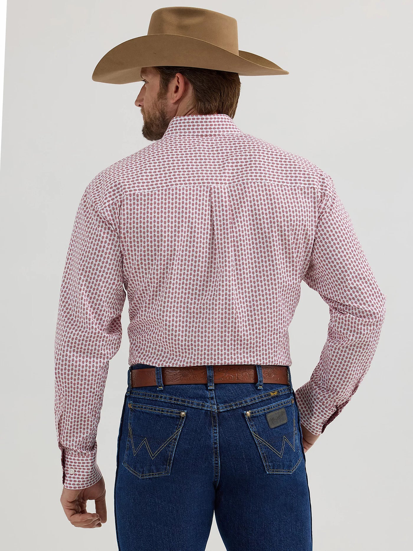 Wrangler George Strait Long Sleeve Scarlet Tree 112356600