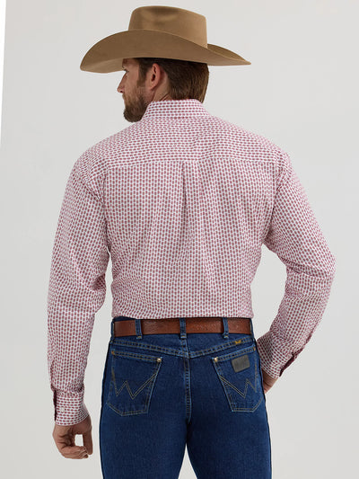 Wrangler George Strait Long Sleeve Scarlet Tree 112356600