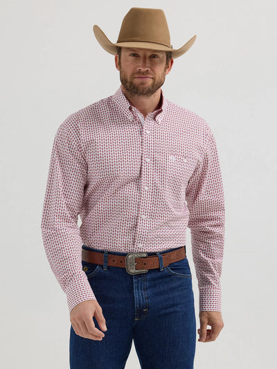 Wrangler George Strait Long Sleeve Scarlet Tree 112356600